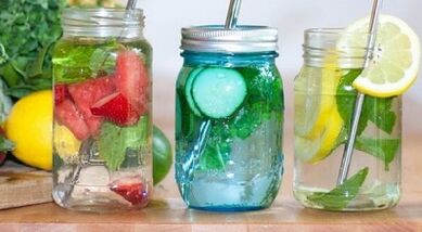 sample diet menu to drink for 7 days